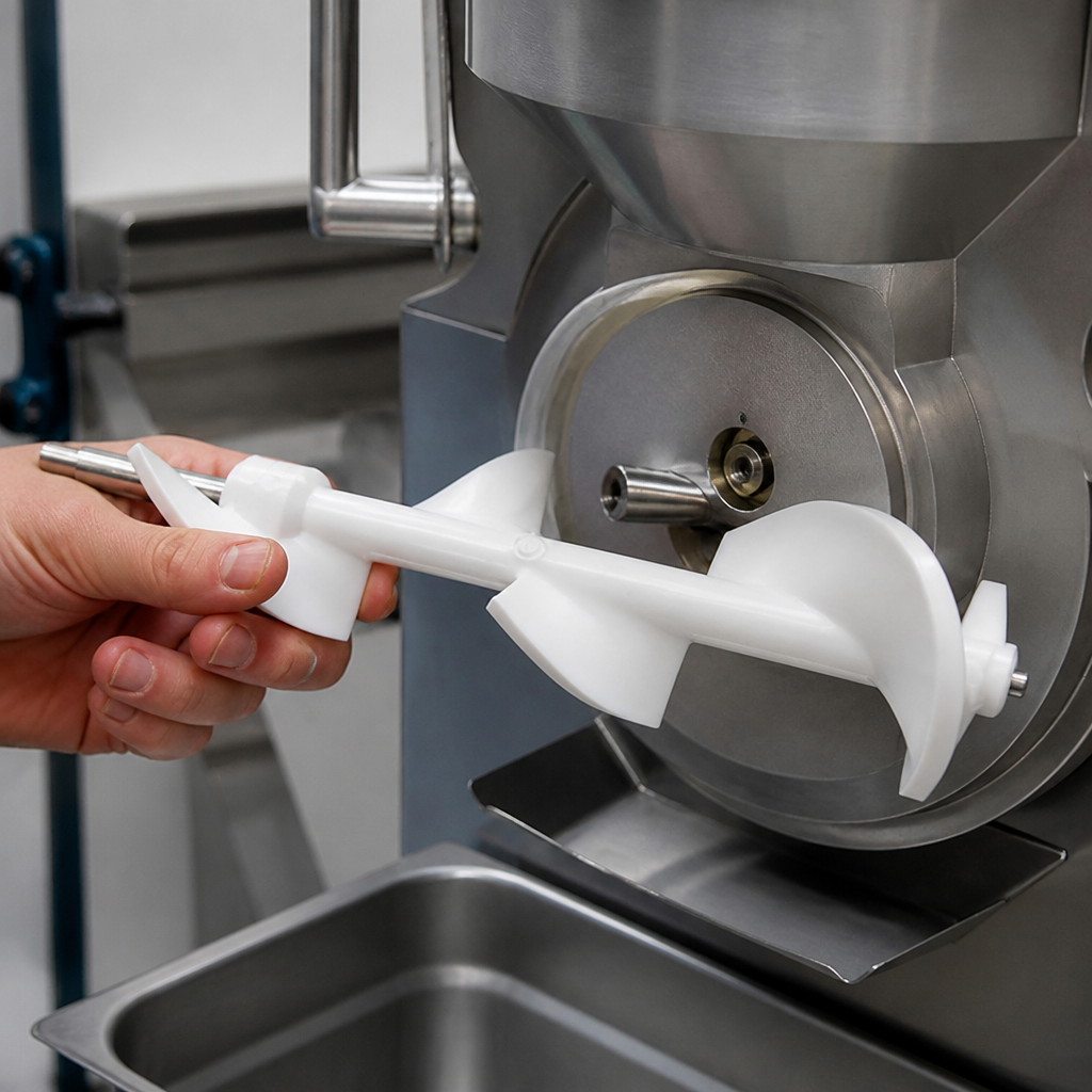 Commercial Silicone Beater 388mm for ice cream makers