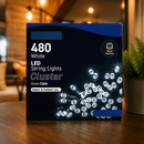 480 LED Indoor Outdoor String Lights 16.9m Warm White Glow