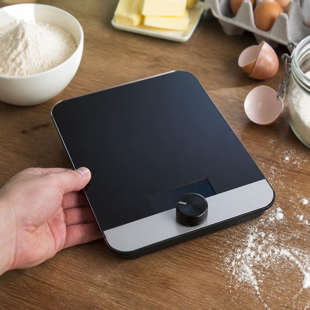 Commercial Digital Glass Kitchen Scales 5000g Capacity