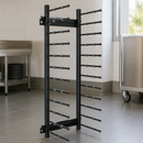 Commercial Plate Rack Trolley for Food Service - 12 Plate Capacity