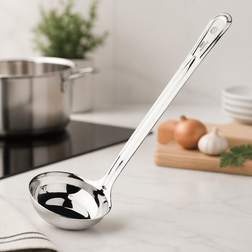Commercial Stainless Steel Ladle 120ml for Kitchens