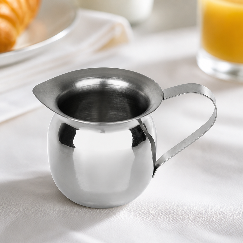 Commercial Stainless Steel Milk Frothing Jug 78ml 6 Pack