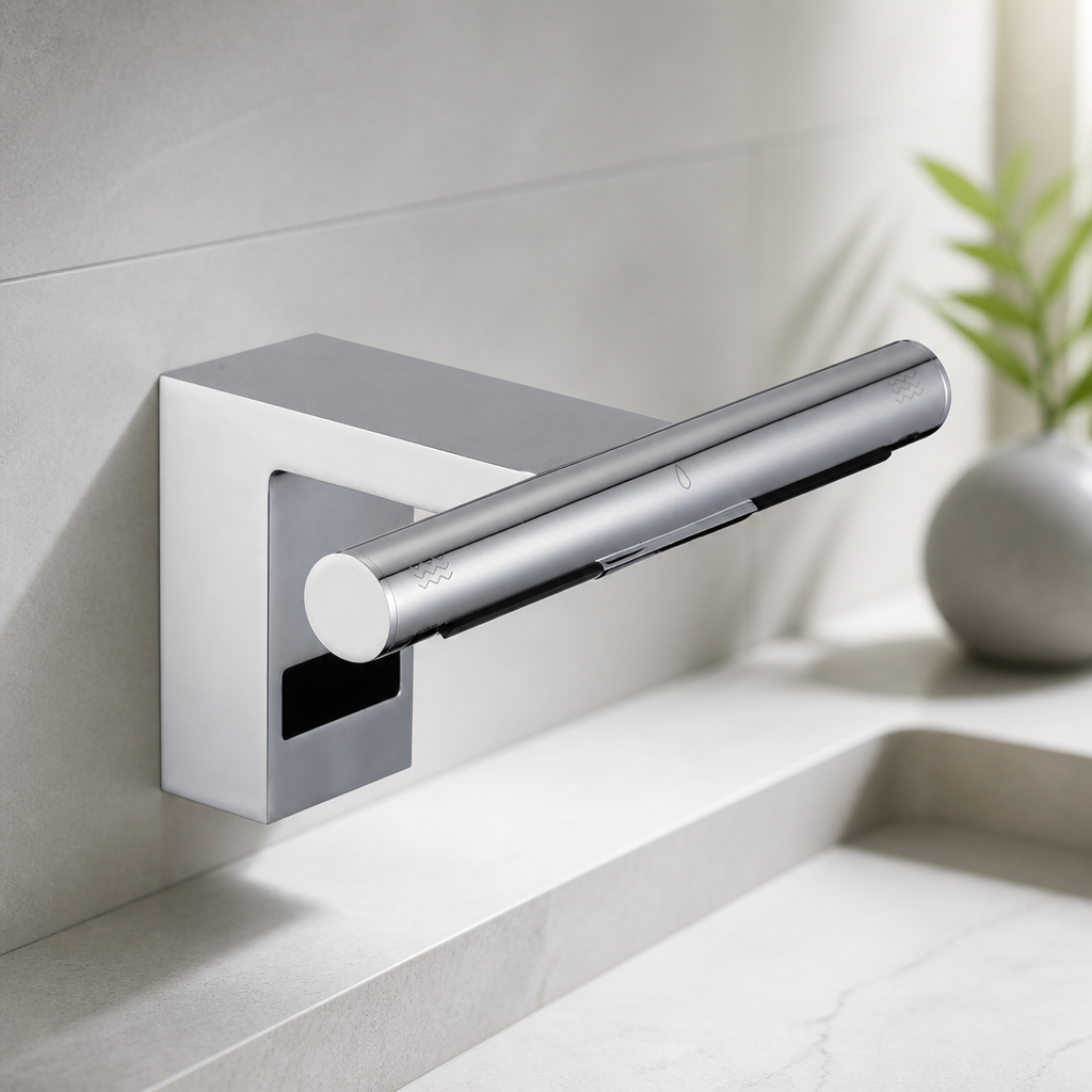 Commercial Hand Dryer 700W-1200W Deck Mounted Chrome Finish