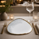 Commercial Ceramic Triangle Plates 229mm - 12 Pack