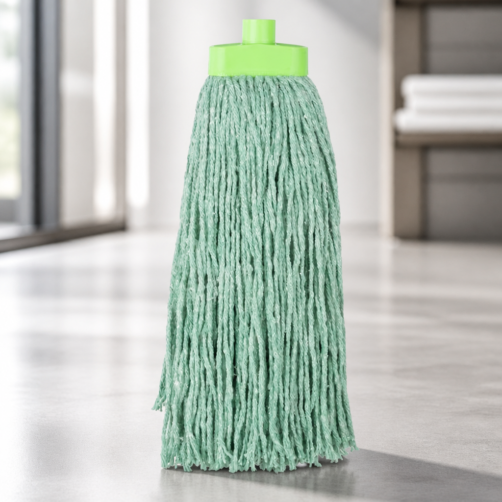 Commercial Kentucky Mop Head Green 450g for cleaning