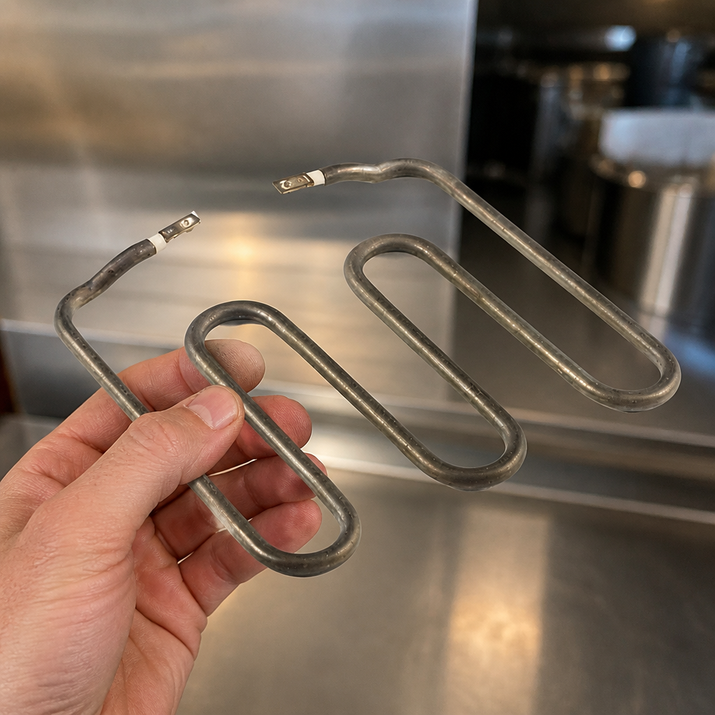 Commercial Contact Grill Upper Heating Element 240V Stainless Steel