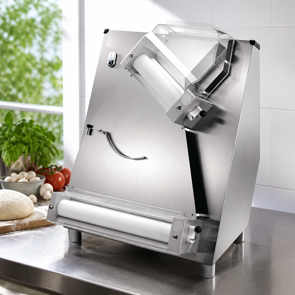 16" Commercial Double Dough Roller for efficient dough shaping