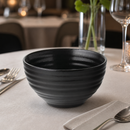 Commercial Stoneware Rice Bowls 240ml Rustic Set of 6