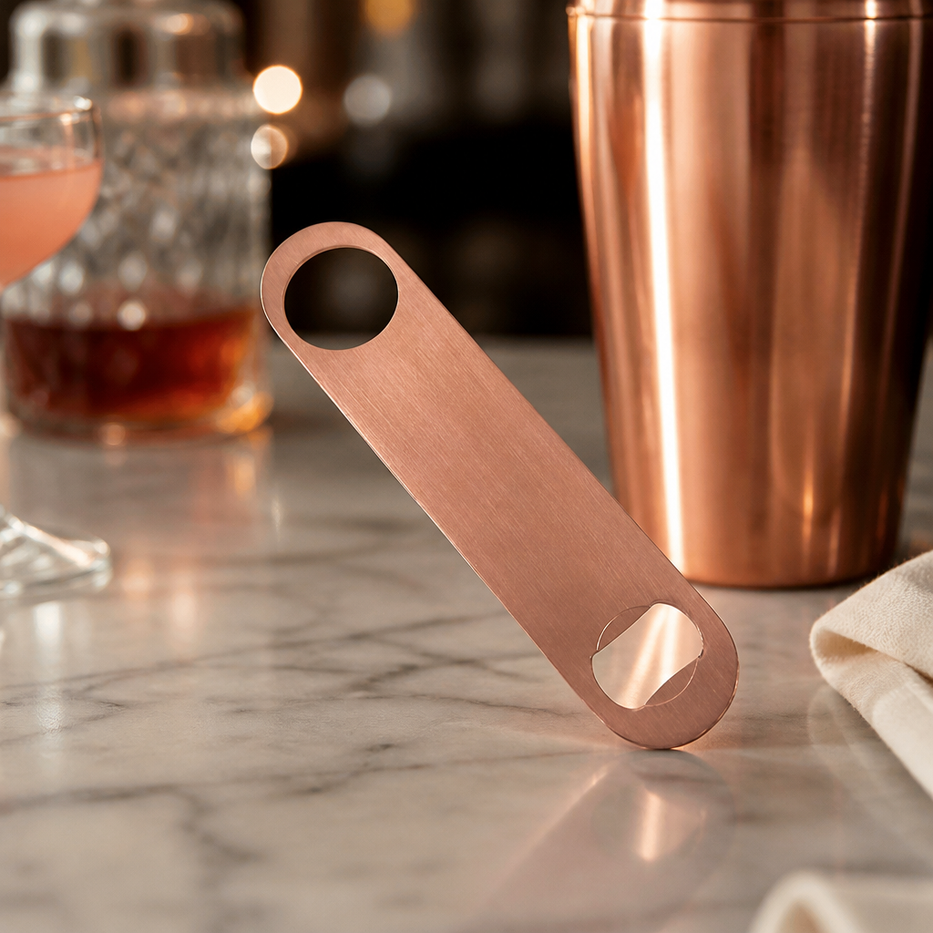 Commercial Copper Bar Blade 18cm Double Ended Bottle Opener