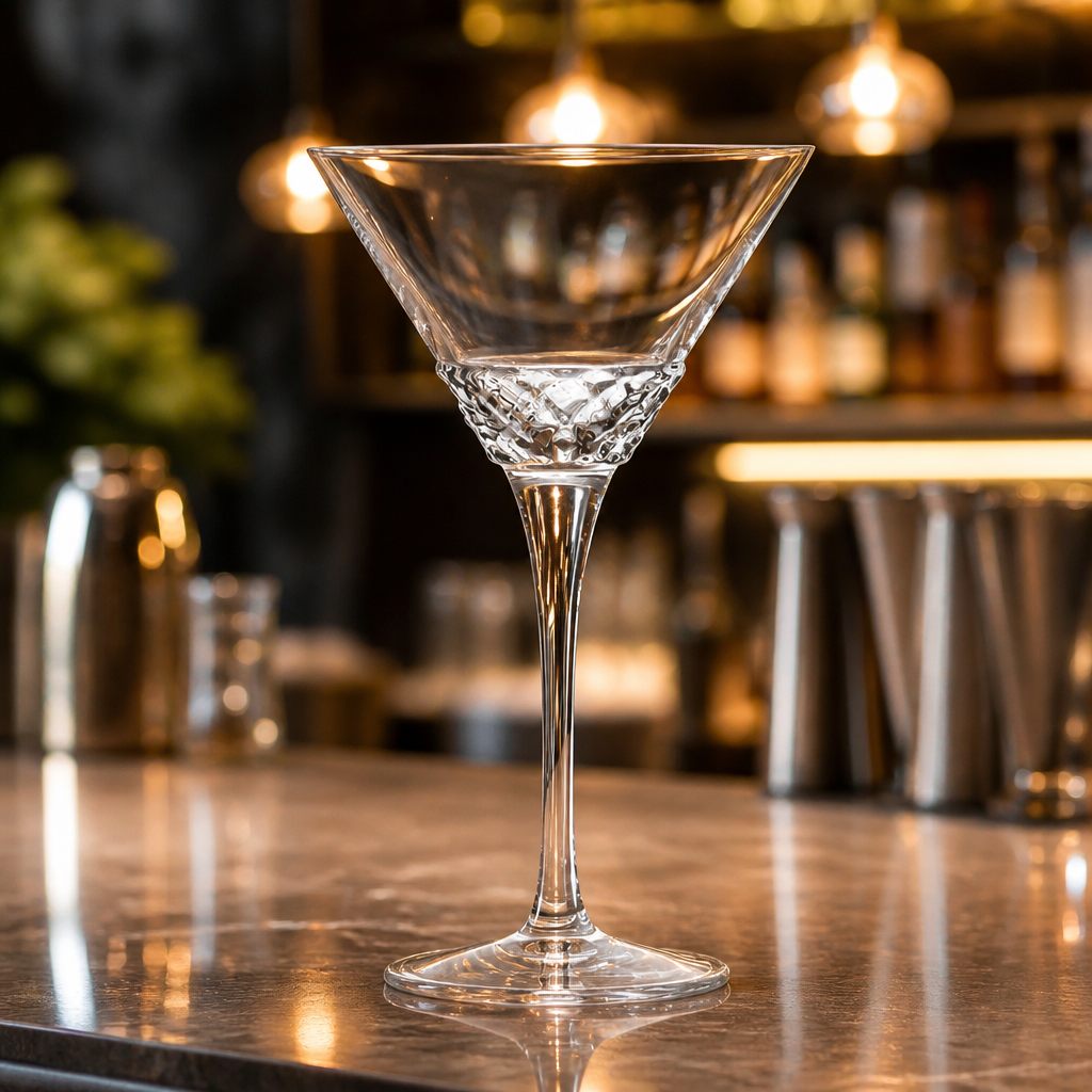 Commercial Martini Glasses 220ml Lead-Free Crystal 24 Pack