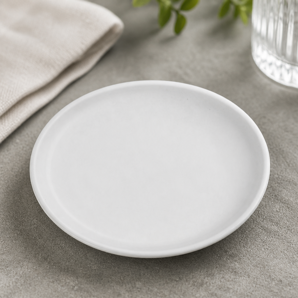 Commercial Melamine Round Plates 123mm 12 Pack