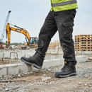 Premium All Terrain Work Boot with Steel Toe Cap, Waterproof W-Tex Lining, and Slip-Resistant Outsole - Sizes 7-13