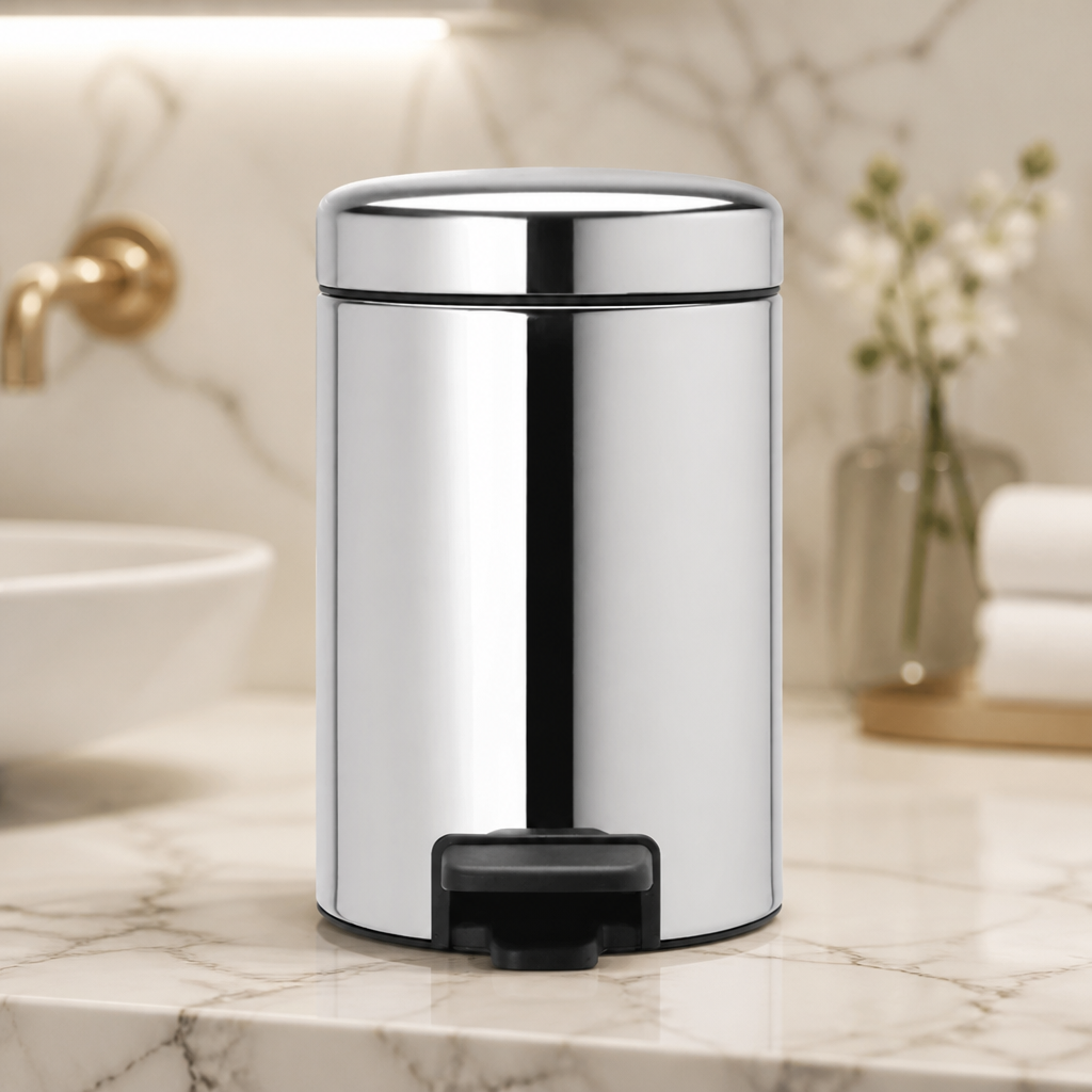 Commercial 3L capacity pedal bin for kitchen and office use