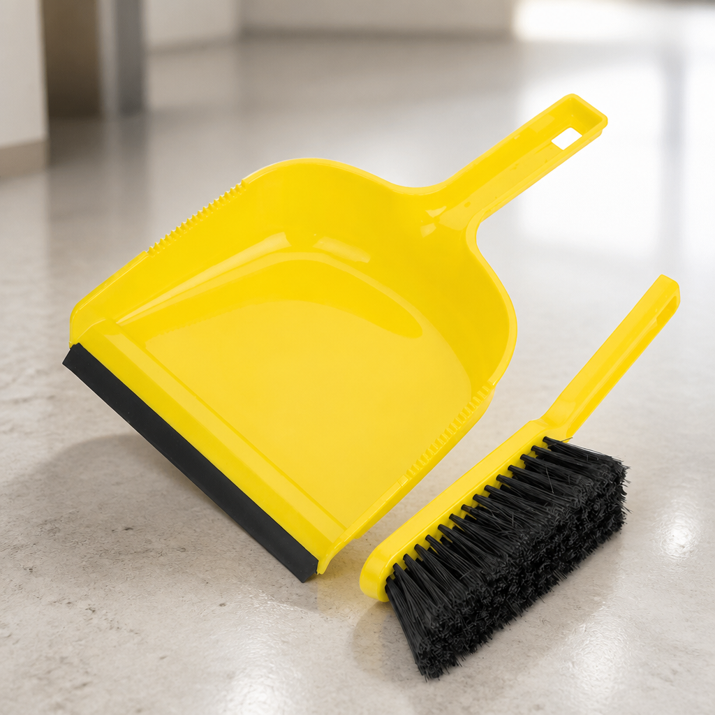 Commercial Dustpan and Brush Set for quick cleaning tasks