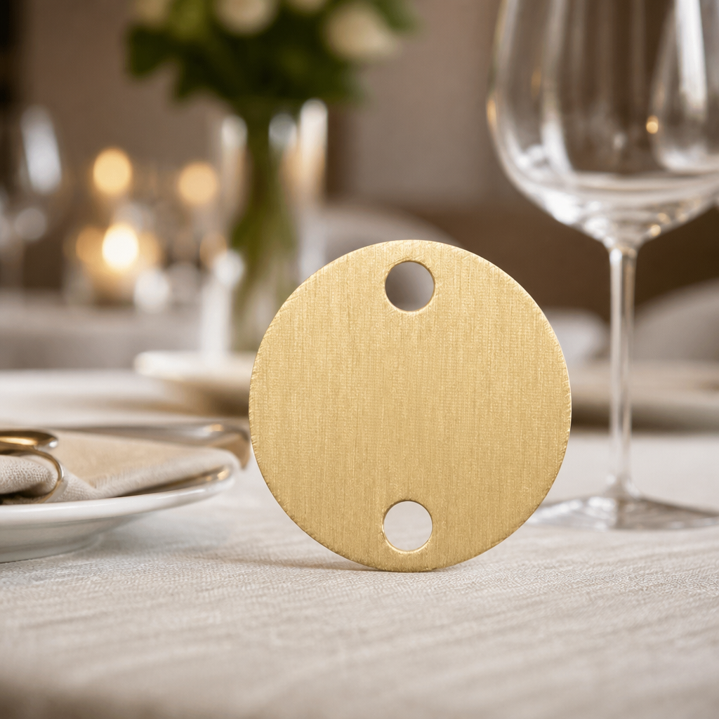 Commercial Table Number Holders Set 16-20 Bronze Finish