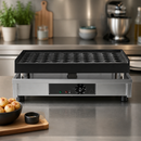 Commercial Poffertjes Maker 50 Capacity Easy Clean System