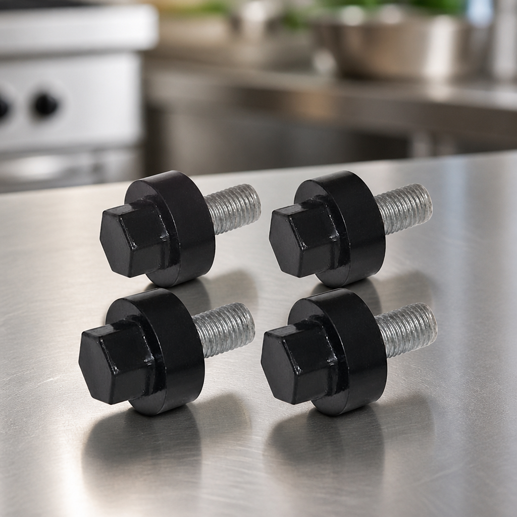 U-Series Gelato Showcase Replacement Feet Set of 4