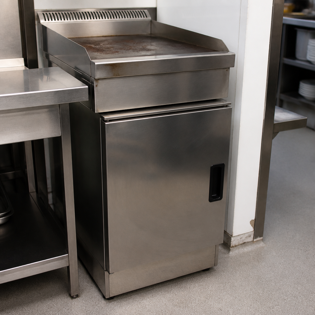 Commercial Heated Open Top Pedestal Stand 660mm Height