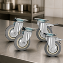 Commercial Replacement Castors Set of 4 for Catering Equipment