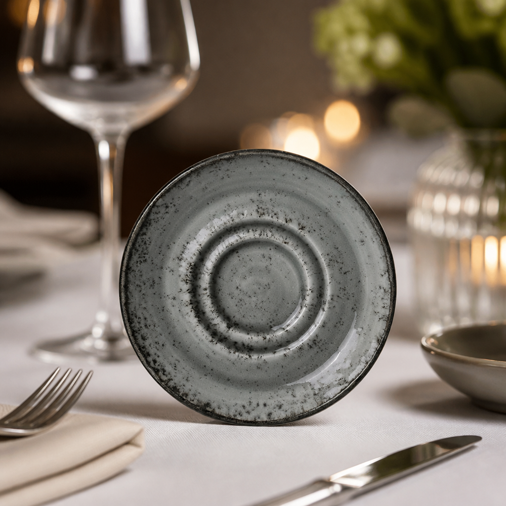 Set of 12 Commercial Smoke Saucers 125mm for catering