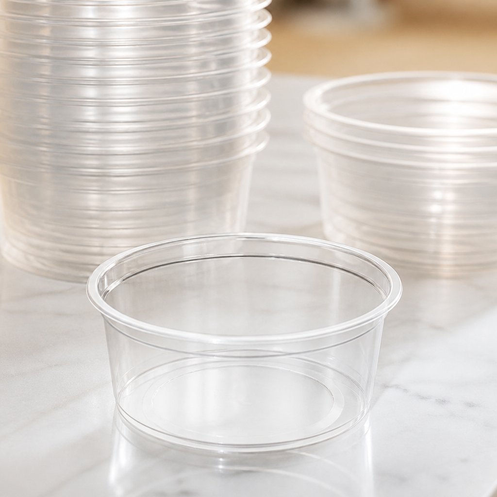 250ml leak-proof commercial deli pots for condiments