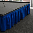 Commercial Staging Valance Deep Blue 430mm Fire-Retardant