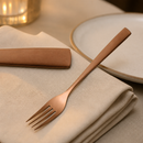 Copper Table Forks 12 Pack Commercial Cutlery Set