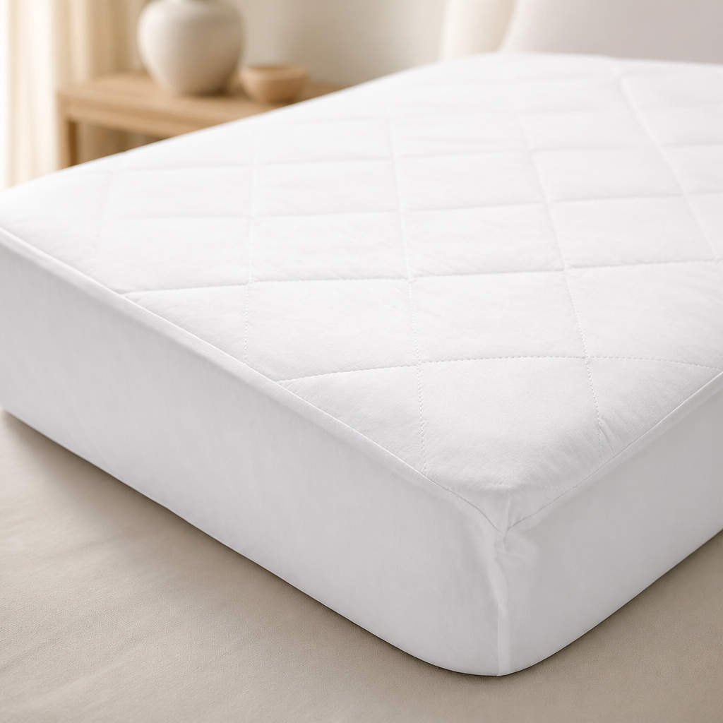 Commercial Mattress Protector 160x200cm with 25cm Skirt