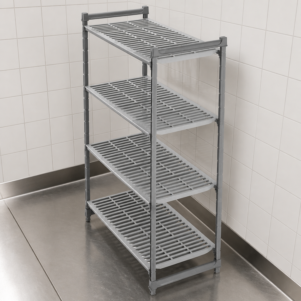 Commercial 4 Tier Shelving Starter Unit 1830 x 765 x 540mm