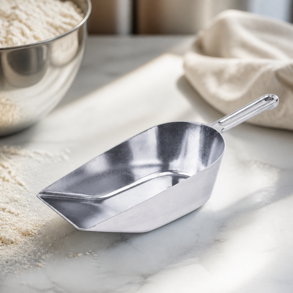 Commercial Aluminium Scoop 1.065Ltr for Food Service