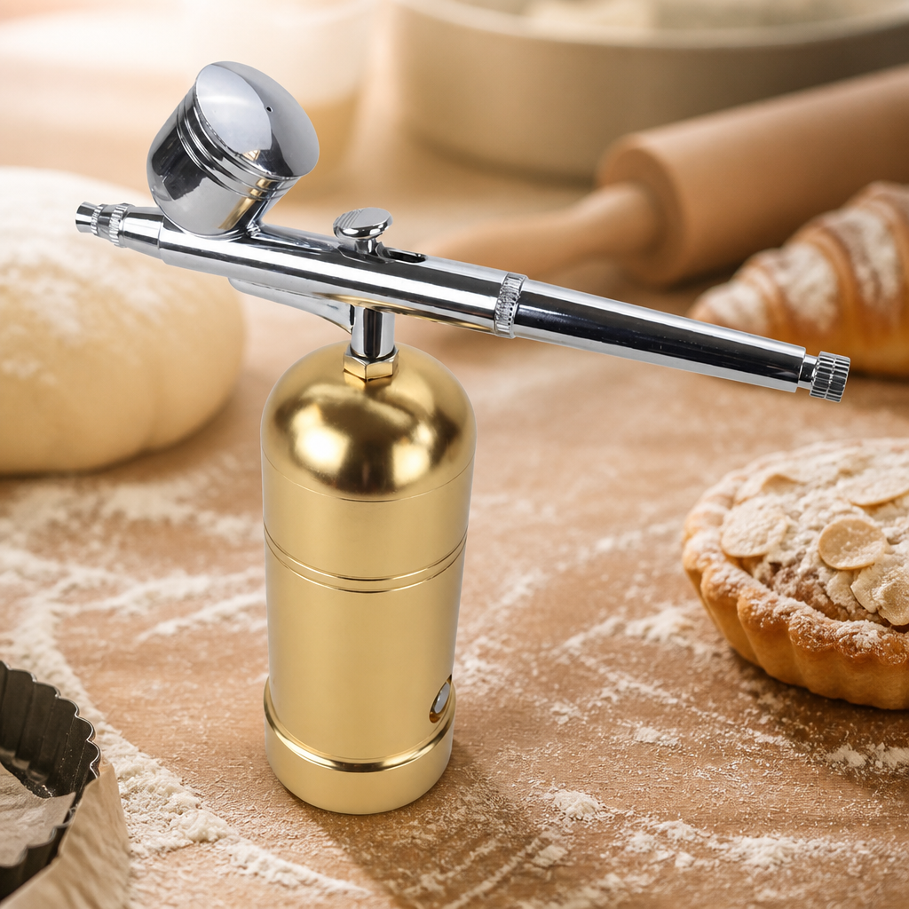 Portable USB Rechargeable Airbrush Kit for cake decorating