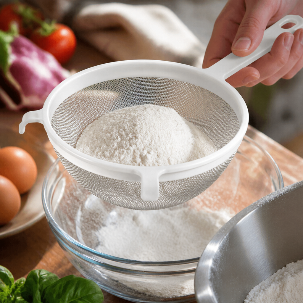 7cm Commercial Polypropylene Frame Sieve for baking and cooking