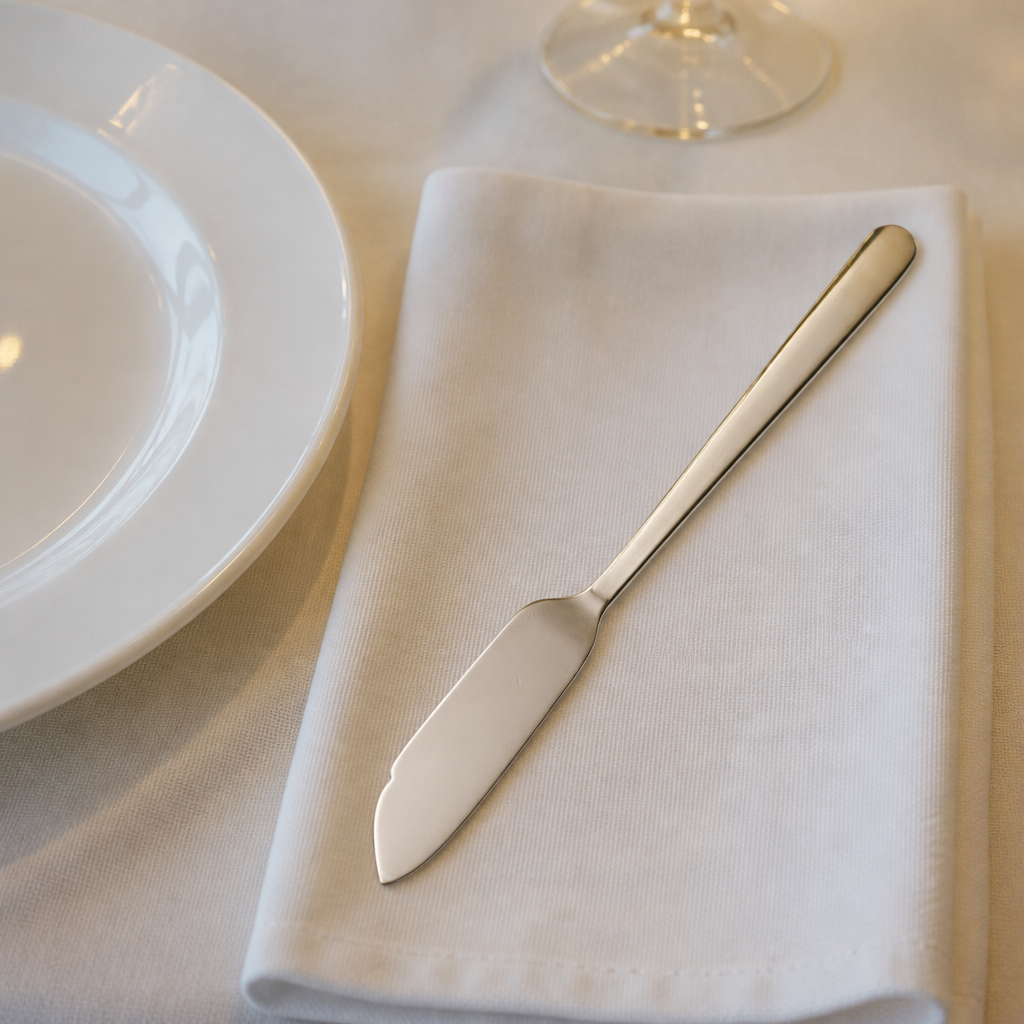 Commercial stainless steel fish knife set of 12 pieces