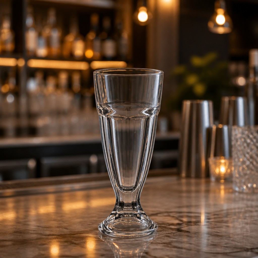 Commercial Tall Sundae Glasses 290ml Clear Glass 12 Pack