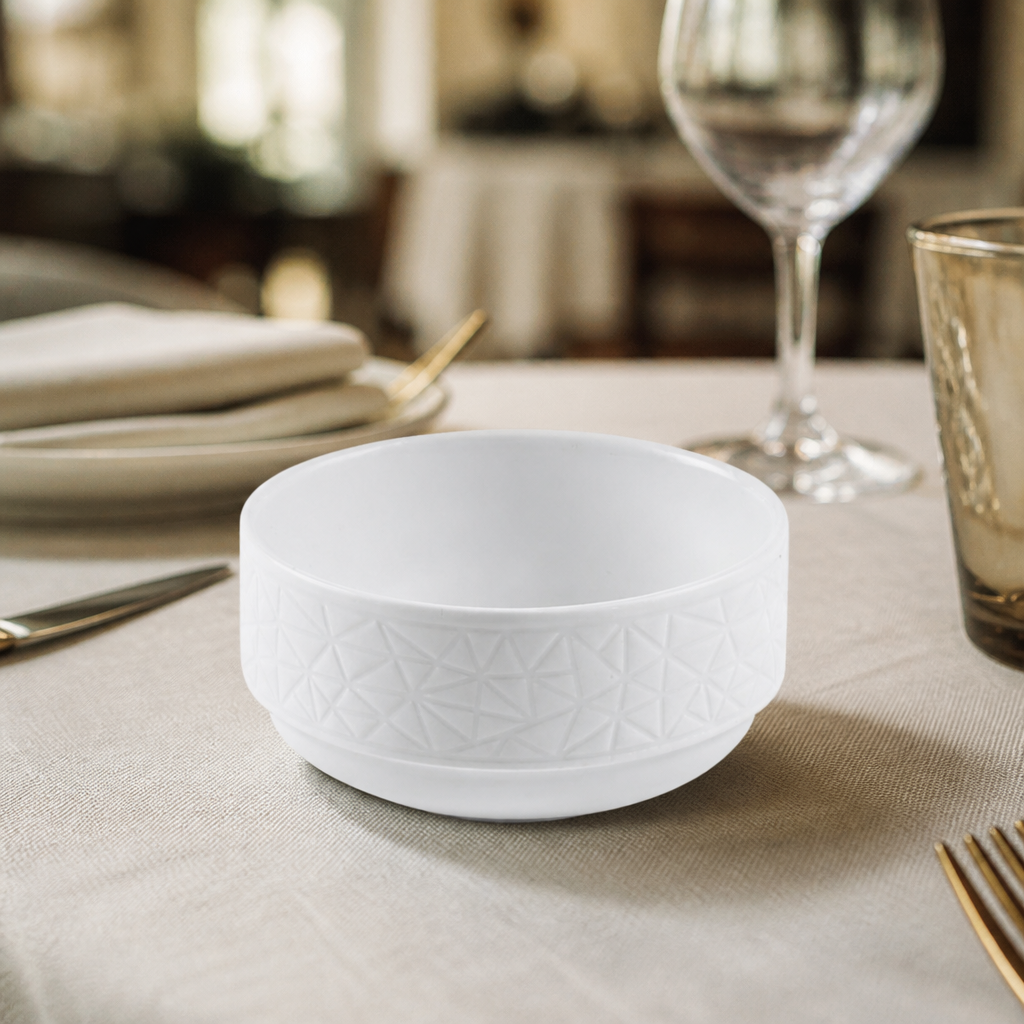 Commercial Abstract Bowls 100mm - 12 Pack Fine China