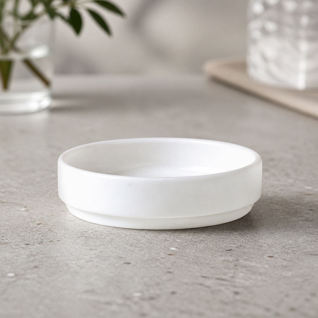 Commercial Outdoor Ashtrays 75mm Stacking 12 Pack