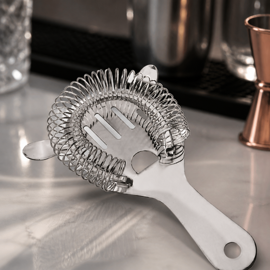 Commercial 2-Ear Cocktail Strainer for Bartenders and Mixologists
