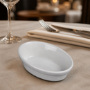Commercial Porcelain Oval Pie Bowls 145mm - 6 Pack