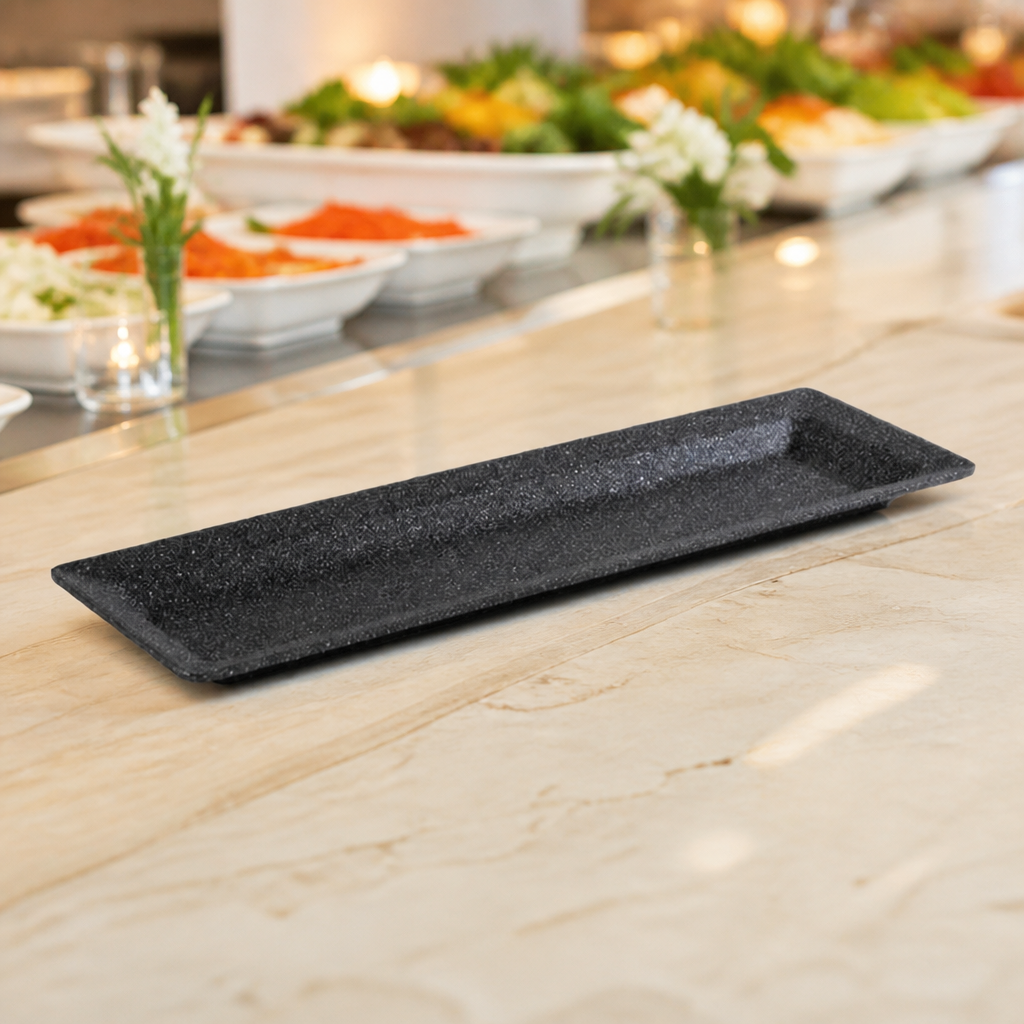 Commercial GN 2/4 Tray 530x162x30mm Aluminium Serving Dish