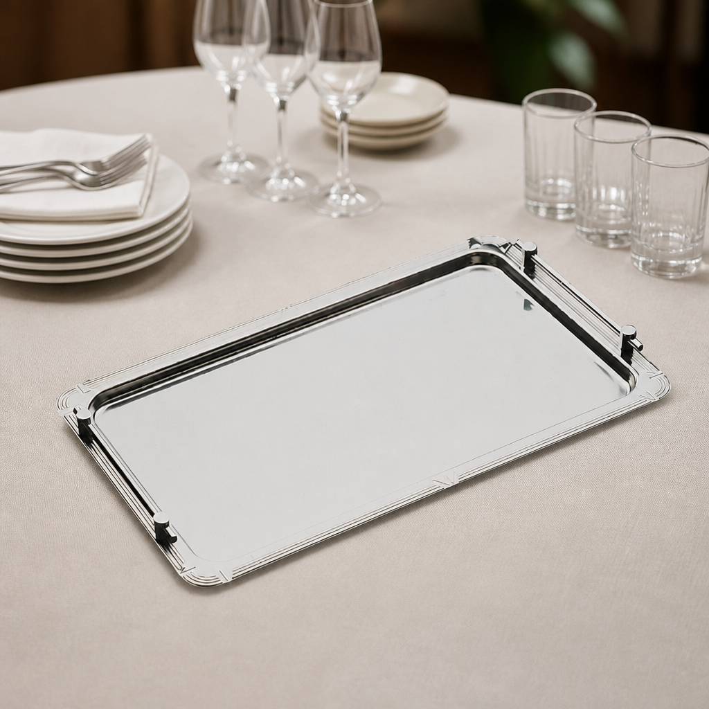 Stainless Steel Rectangular Stacking Tray 1/1 GN