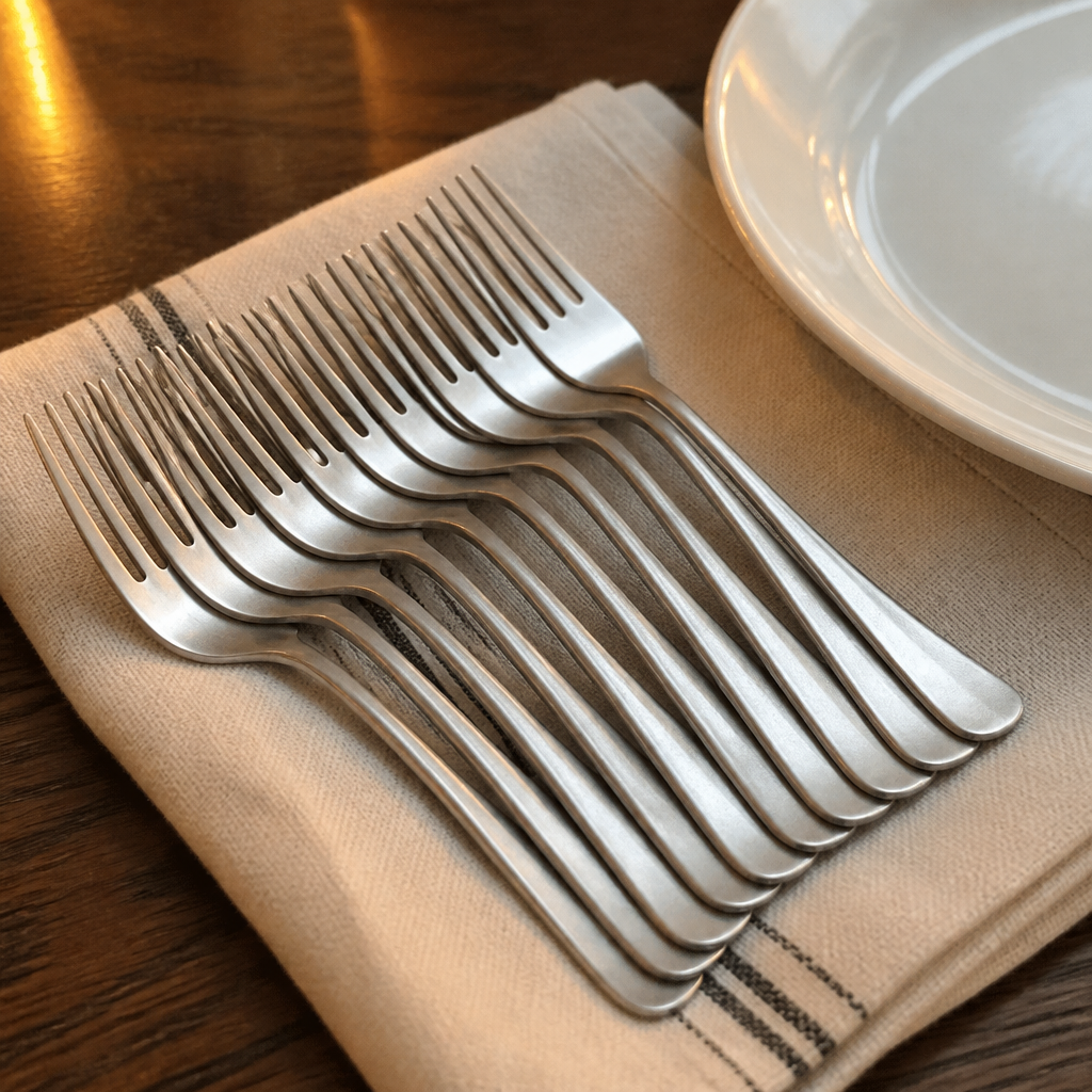 12 pack of commercial stainless steel dessert forks