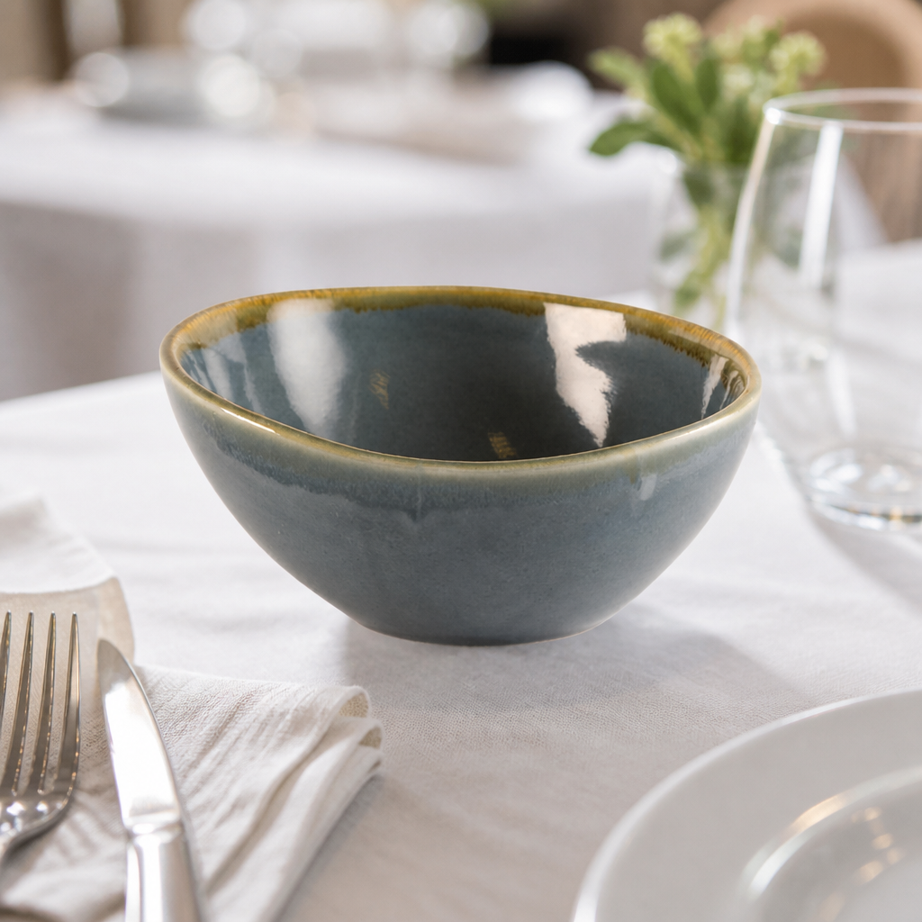 Pack of 6 Commercial Soup Bowls 165mm Ocean 425ml