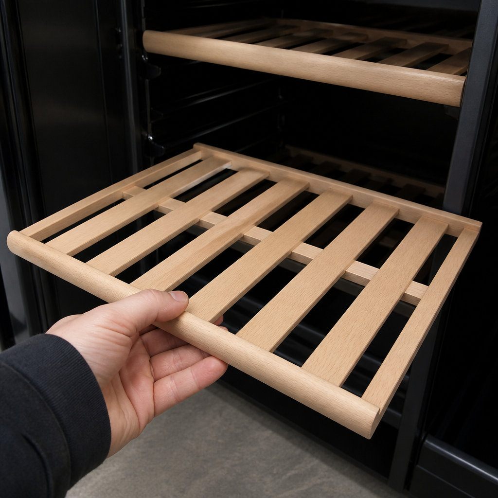 Commercial Wine Cooler Replacement Bottom Wood Shelf 498x330mm