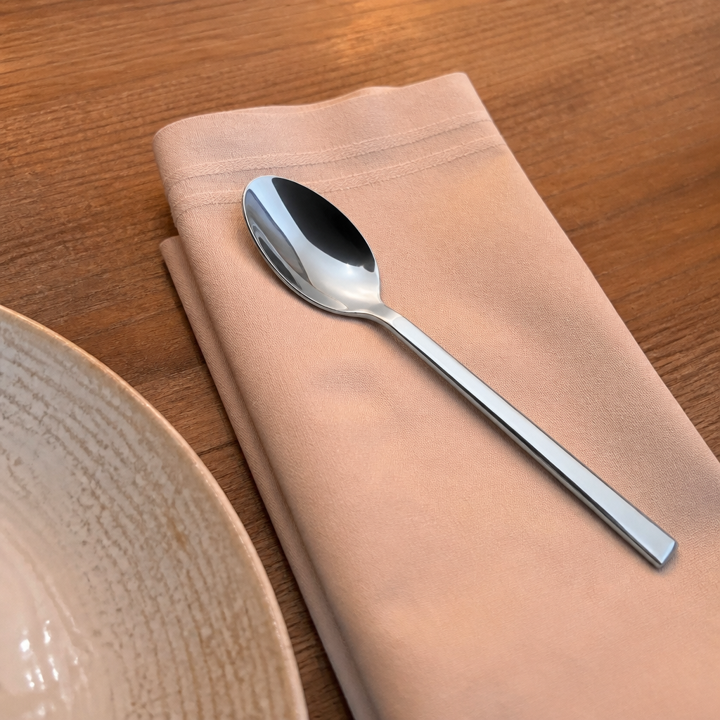 Commercial stainless steel teaspoons 12 pack 152mm length
