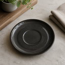 Commercial Grey Saucers 120mm Vitrified Stoneware 24 Pack