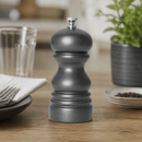 Commercial Salt And Pepper Grinder 125mm Grey Hevea Wood