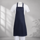 Commercial Water Resistant Bib Apron Navy Blue 710x1016mm