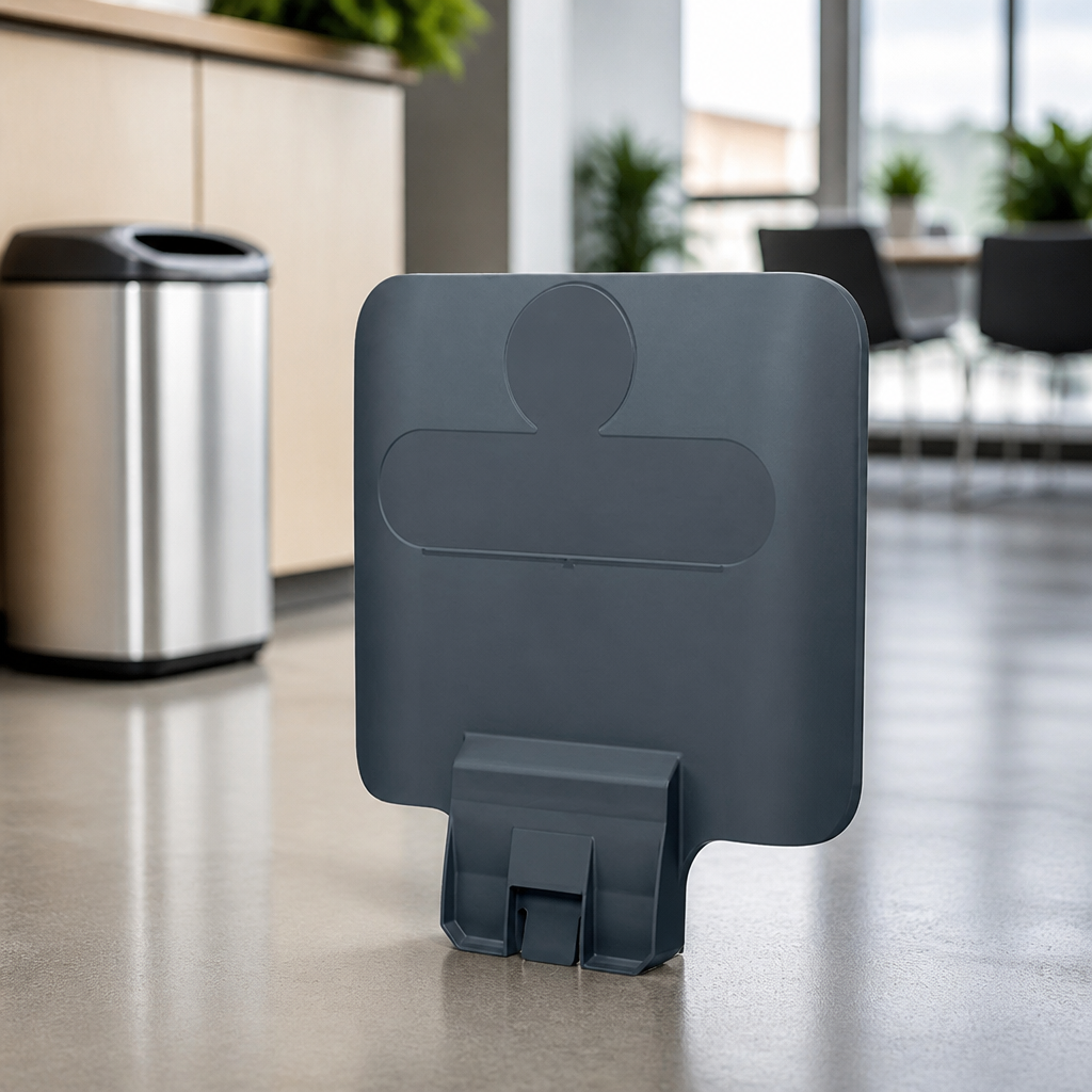 Commercial Recycling Station Billboard Grey 44cm High