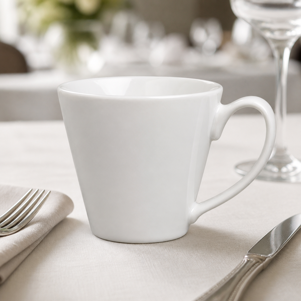 210ml porcelain commercial tea cups 12 pack