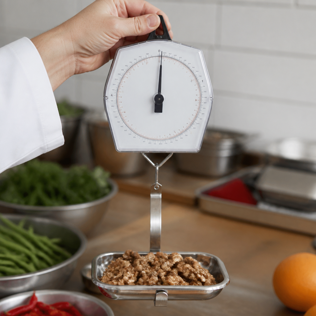 Commercial Mechanical Hanging Scale 5kg Capacity Stainless Steel